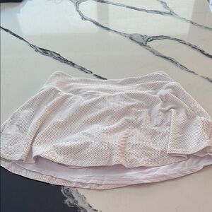 White Mesh Women's Skirt